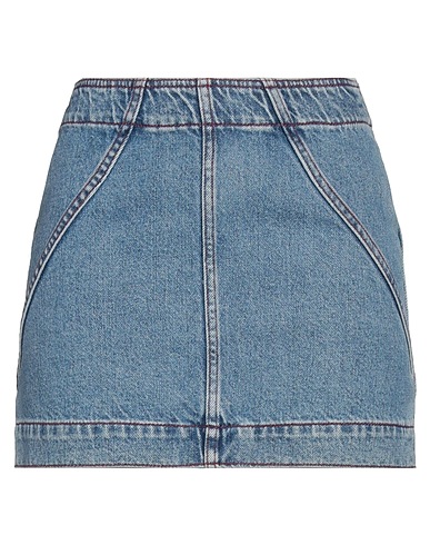 PHILOSOPHY di LORENZO SERAFINI Denim skirt Blue 100% Cotton