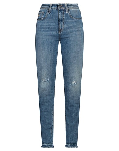 JACOB COHЁN Denim trousers Blue 98% Cotton, 2% Elastane