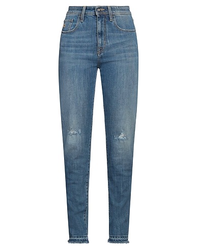 JACOB COHЁN Denim trousers 98% Cotton, 2% Elastane