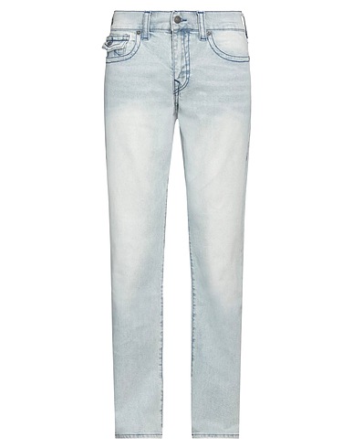 TRUE RELIGION Denim trousers Blue 92% Cotton, 7% Other Fibres, 1% Elastane