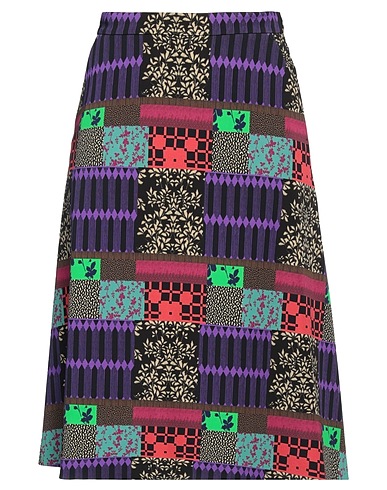 ETRO Midi skirt Purple 95% Viscose, 5% Elastane
