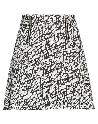 TRUSSARDI Mini skirt White 97% Cotton, 3% Elastane