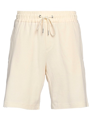 LIU •JO MAN Shorts & Bermuda Off white 68% Cotton, 30% Polyester, 2% Elastane