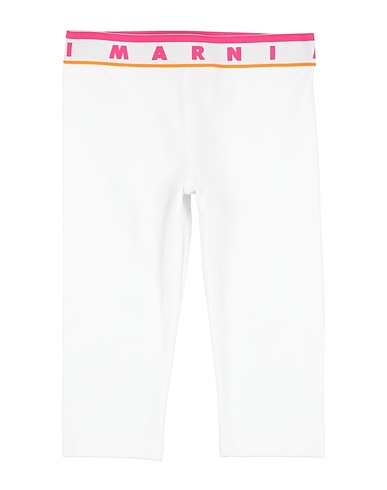 MARNI Leggings White 90% Cotton, 10% Elastane, Polyester