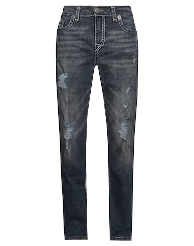 TRUE RELIGION Denim trousers Blue 99% Cotton, 1% Elastane