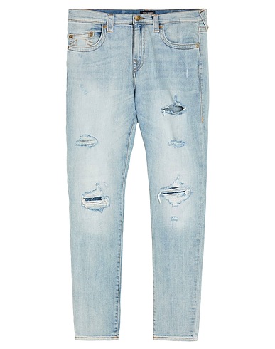 TRUE RELIGION Denim trousers Blue 98% Cotton, 2% Elastane
