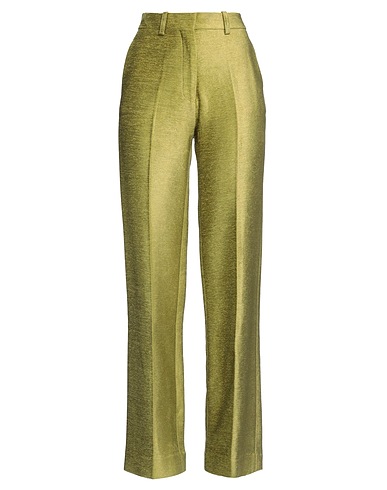 VICTORIA BECKHAM Casual pants Lime green 61% Viscose, 25% Cotton, 14% Modal