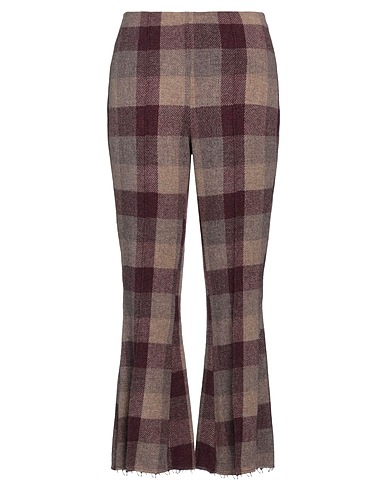 ERIKA CAVALLINI Casual pants Plum 75% Wool, 25% Polyamide