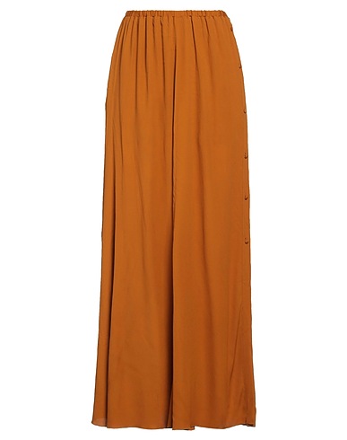 FORTE_FORTE Maxi Skirts Camel 60% Acetate, 40% Silk