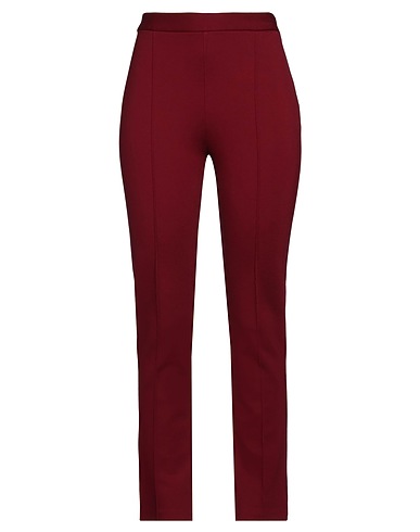 TRUSSARDI JEANS Casual pants Burgundy 60% Viscose, 35% Polyamide, 5% Elastane