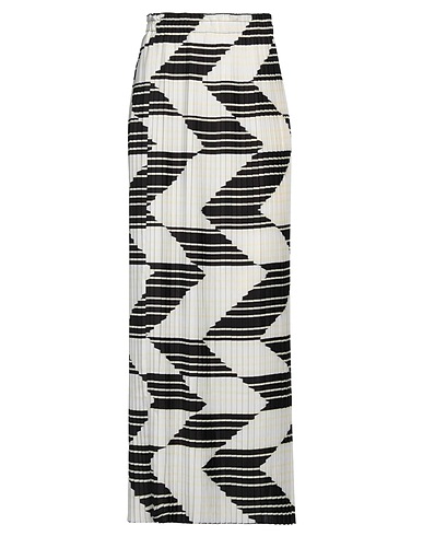 TRUSSARDI JEANS Maxi Skirts White 100% Polyester