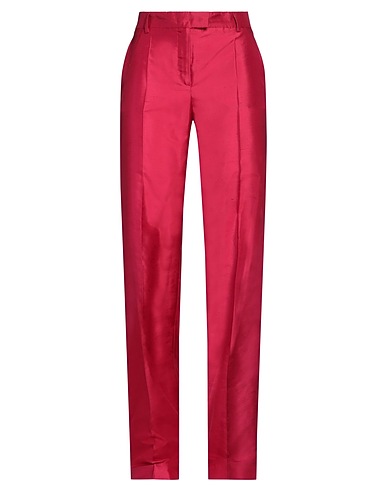 ALBERTA FERRETTI Casual trouser Fuchsia 100% Silk