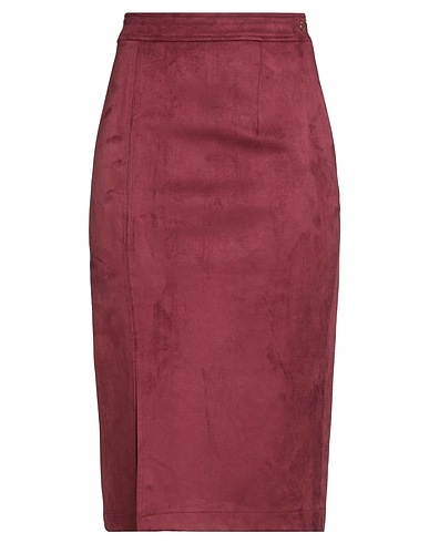 GUESS Midi skirt Antique rose 90% Polyester, 10% Elastane