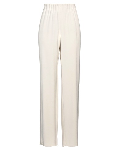 EMPORIO ARMANI Pantalone ICON Avorio 100% Viscosa