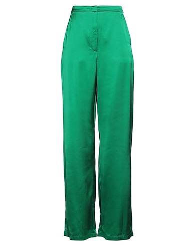 MAX MARA STUDIO Pantalone Verde smeraldo 100% Viscosa