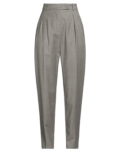 MAX MARA STUDIO Pantalone Beige 99% Lana Vergine, 1% Elastan