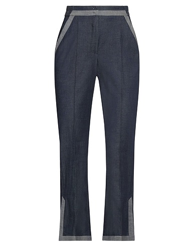 NENÈ Denim trousers Blue 99% Cotton, 1% Elastane
