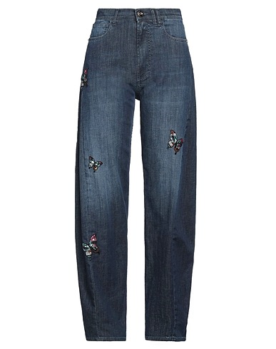 ANGELO MARANI Pantaloni jeans Blu 88% Cotone, 8% Poliestere, 4% Elastan