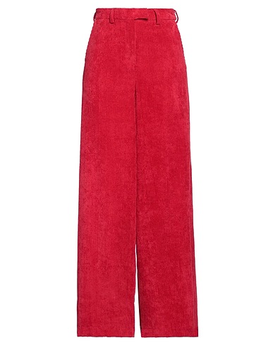 BE-Y-E BE YOUR ESSENCE Casual pants Red 85% Polyester, 12% Polyamide, 3% Elastane