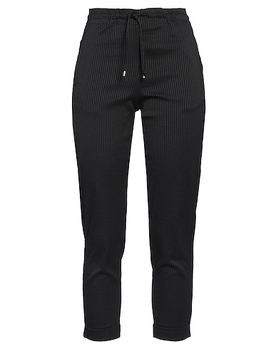 NENÈ Casual pants Black 90% Cotton, 5% Polyester, 5% Elastane