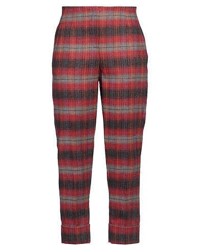NENÈ Casual trouser Brick red 80% Wool, 19% Polyamide, 1% Elastane