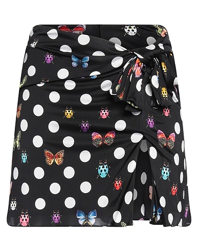 VERSACE Mini skirt Black 100% Viscose