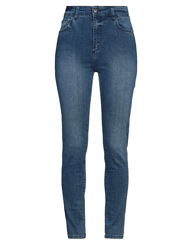 ACTITUDE by TWINSET Denim trousers Blue 98% Cotton, 2% Elastane