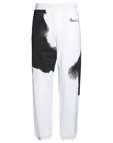 MOSCHINO Pantalone Bianco 100% Cotone