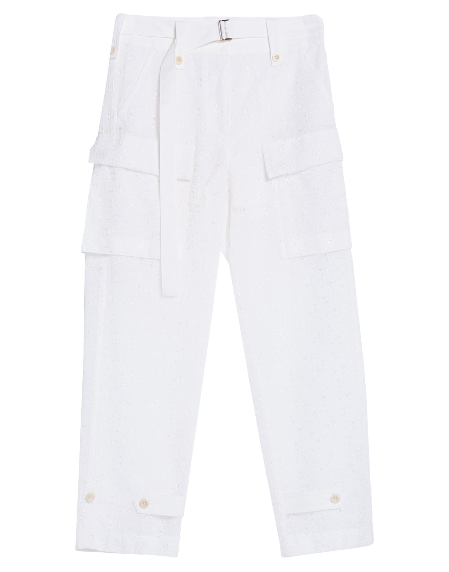 パンツ SACAI Women Straight Pants 2507826 151 WHITE Wide-leg pants in white - Sacai | Mytheresa
