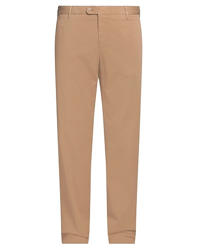 FEDELI Casual trouser Camel 95% Cotton, 3% Cashmere, 2% Elastane
