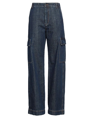 WEEKEND MAX MARA Denim pants Blue 100% Cotton