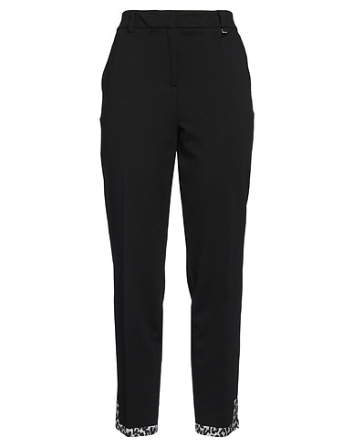 LUCKYLU  Milano Casual trouser Black 65% Viscose, 32% Polyamide, 3% Elastane, Polyester