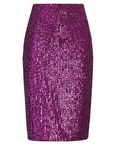 MAX MARA STUDIO Midi-Rock Malve 95% Polyester, 5% Elastan