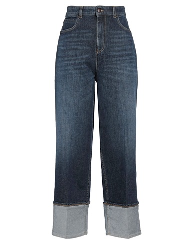 EMPORIO ARMANI Denim trousers Blue 98% Cotton, 2% Elastane