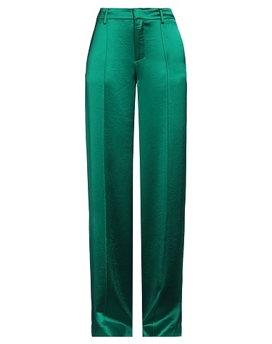 RETROFÊTE Casual pants Green 76% Acetate, 24% Polyester