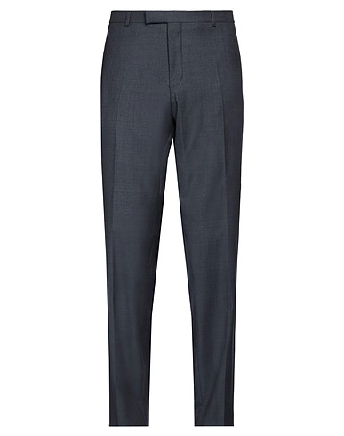 OSCAR JACOBSON Casual trouser Navy blue 100% Wool