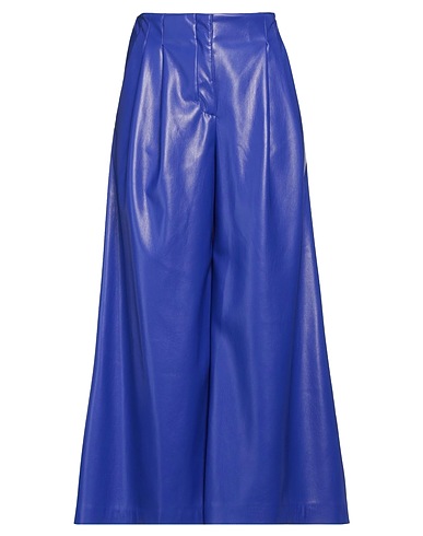 LIVIANA CONTI Casual trouser Blue 65% Polyester, 35% Polyurethane