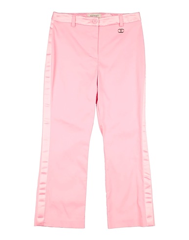 TWINSET Casual trouser Light pink 98% Cotton, 2% Elastane