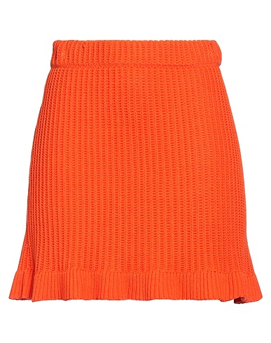 GLAMOROUS CARE Mini skirt Orange 100% Organic cotton