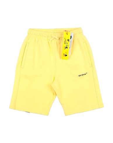OFF-WHITE™ KIDS Shorts & Bermuda Yellow 100% Cotton