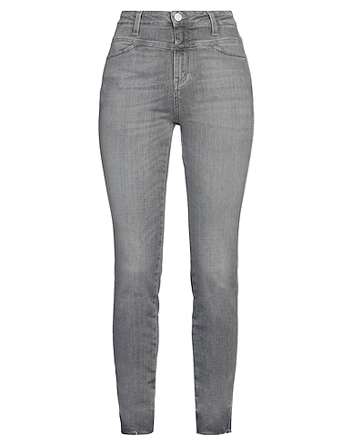 CLOSED Denim trousers Grey 97% Organic cotton, 3% Elastane
