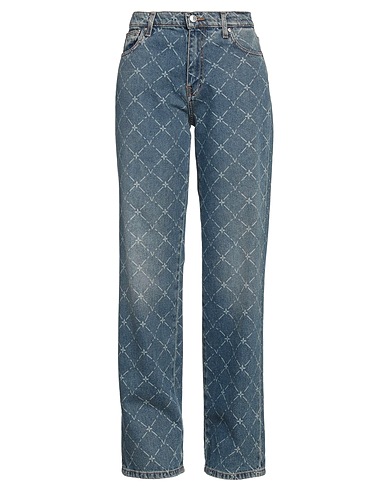 VICOLO Denim trousers Blue 100% Cotton