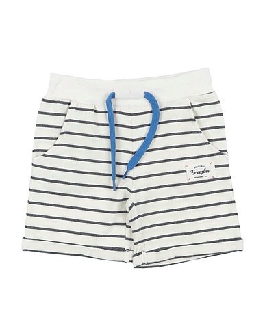 NAME IT® Shorts & Bermuda Off white 95% Organic cotton, 5% Elastane