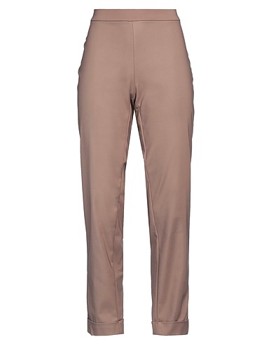 DIANA GALLESI Casual trouser Taupe 53% Acrylic, 22% Wool, 19% Polyester, 5% Synthetic fibers, 1% Cotton