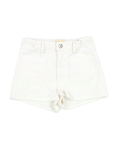 BELLEROSE Shorts jeans Bianco 98% Cotone, 2% Elastan