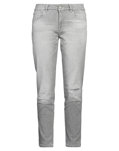 CLOSED Denim pants Light grey 92% Cotton, 6% Elastomultiester, 2% Elastane