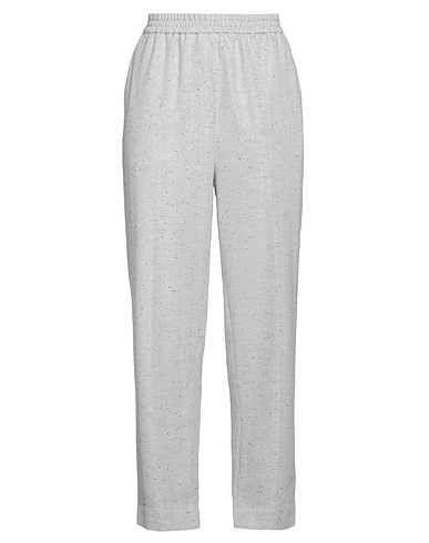 MUNTHE Casual trouser Light grey 70% Cotton, 30% Polyester