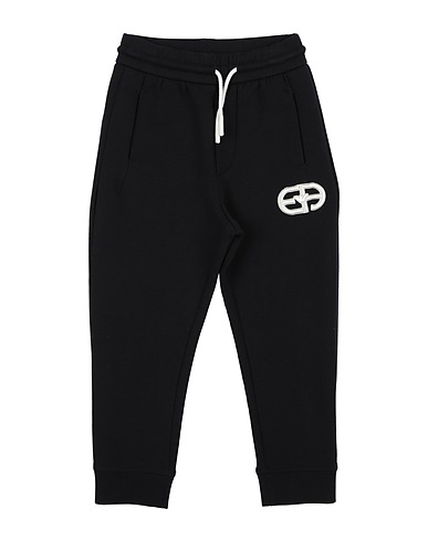 EMPORIO ARMANI Casual trouser Midnight blue 76% Cotton, 18% Polyester, 6% Elastane