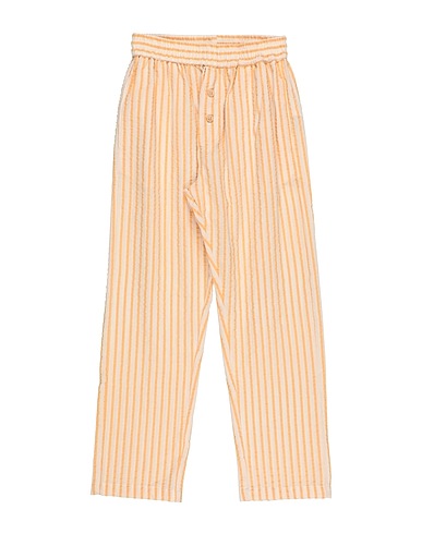 TOCOTO VINTAGE Casual pants Yellow 71% Organic cotton, 15% Recycled polyester, 14% Recycled cotton