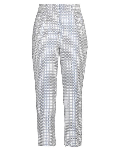 ALESSIA SANTI Casual trouser Blue 56% Polyester, 44% Cotton
